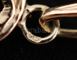 Arany áttört medál, Au., 14K, 1,9gr.,jelzett/Gold openwork pendant, Au. 14K, 1,9gr., Indicated