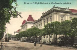 Gyula, Erdélyi Sándor út, Törvényszéki palota