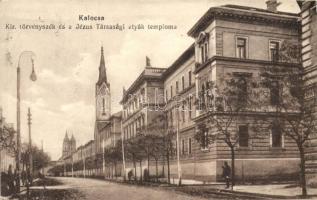 Kalocsa, Királyi törvényszék, Jézus Társasági atyák temploma, kiadja Jurcsó Antal