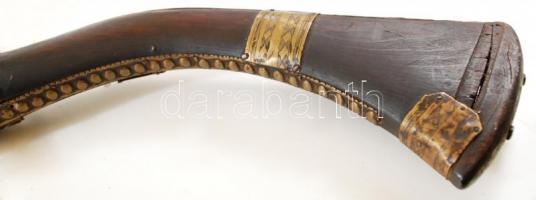 XVIII. sz. vége - XIX. sz eleje: Kovás, "szakállas" puska feltehetőleg Afganisztánból. Dís...