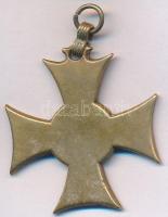 1913. "Mozgósítási Kereszt / 1912-1913-as Emlékkereszt" aranyozott Br kitüntetés mellszala...