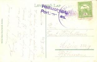 Dés, Dej; M. kir. Postaépület, kiadja Gálócsi Samu / post office (EK)