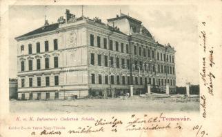 Temesvár, Timisoara; K.u.K. gyalogsági kadétiskola / infantry cadet school (EK)