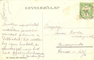 Párkány, Stúrovo; Fő utca, kiadja Pauncz Mór / main street (EK)