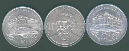1992,93,94. 200Ft Ag "MNB-Deák" T:2,BU