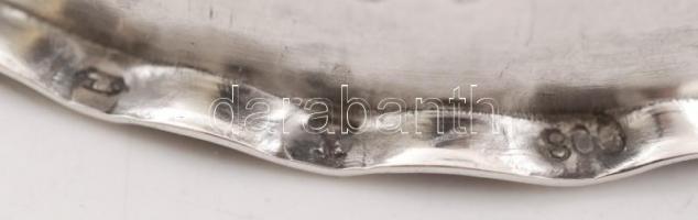 Ezüst Mária Terézia talléros (után-veret)tálka, Ag., 74,5gr.,jelzett, 9x3cm/Silver Maria Theresa tha...