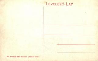 Munkács, Mukacheve; Királyi Járásbíróság, kiadja Bertsik Emil / court (EK)