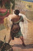 8 db RÉGI motívumlap, erotikus lapok, vegyes minőség / 8 old erotic, nude motive postcards, mixed qu...