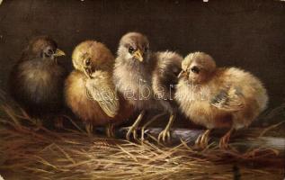 18 db RÉGI motívumlap, főleg hölgyek, vegyes minőség  / 18 old motive postcards, mainly ladies mixed...