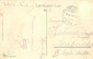 Péterréve, Backo Petrovo Selo; leányiskola, kiadja Adler József / girl school (Rb)