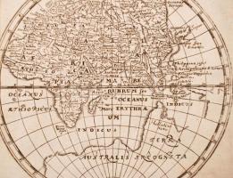 1661 Philipp Cluver: A föld  térképe megjelent: Introductionis in Universam Geographiam. Amsterdam, ...