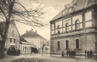 Kismarton, Eisenstadt; Permayer út, Járásbíróság, kiadja Josef Popper / street, court (EB)