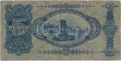 1928. 5P T:III-
Hungary 1928. 5 Pengő C:VG
Adamo P4