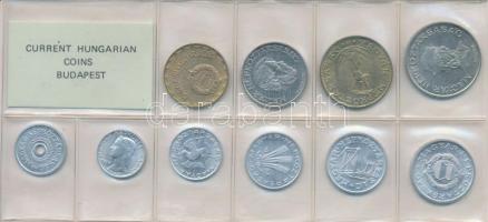 1983. 2f-20Ft 10db klf, érmés forgalmi sor fóliatokban T:1
