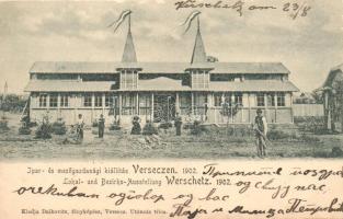 1902 Versec, Werschetz, Vrsac; Ipar és mezőgazdasági kiállítás, kiadja Daikovits fényképész / Industrial and Agricultural Exhibition