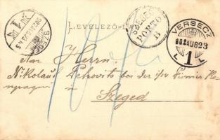 1902 Versec, Werschetz, Vrsac; Ipar és mezőgazdasági kiállítás, kiadja Daikovits fényképész / Indust...