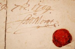 1709 Bercsényi Miklós gróf (1665-1725), a Rákóczi-szabadságharc egyik vezetője által saját kezűleg a...