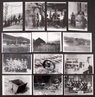 cca 1935 Matheisel József (1908-1961) képriportja Rozsnyóbánya bánya üzemeiről, gépekről, műhelyekről, 39 db korabeli negatívról készült mai nagyítások, 10x15 cm / cca 1935 Mine, Rožňava, Slovakia, 39 modern copies of vintige photos, 10x15 cm