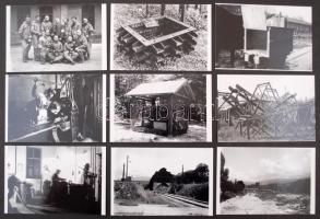 cca 1935 Matheisel József (1908-1961) képriportja Rozsnyóbánya bánya üzemeiről, gépekről, műhelyekrő...