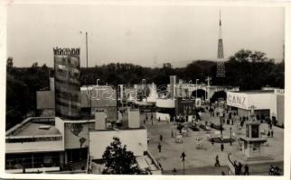 Budapest, BNV, 3 db képeslap, 1939, 1940 és 1948-as Vásárokról, 1 db 'A Nemzetközi Vásár köszön...