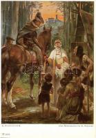 15 db RÉGI használatlan művész motívumlap, köztük Hans Stubenrauch 'Legenda' sorozatának 6...