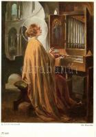 15 db RÉGI használatlan művész motívumlap, köztük Hans Stubenrauch 'Legenda' sorozatának 6...