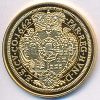 DN "Magyar aranypénzek utánveretben - Apafi Mihály dukát" aranyozott Ag emlékérem tanúsítv...