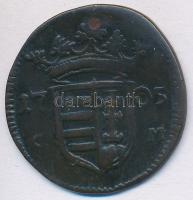 1705CM X Poltura "II. Rákóczi Ferenc" Kassa (7,09g) T:3 lyuktömött
Hungary 1705CM X Poltu...