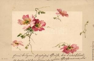 12 db VEGYES tétel, nagyrészt német városképes képeslapok, 1 db virág motívumos litho, vegyes minősé...