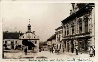 12 db VEGYES tétel, nagyrészt német városképes képeslapok, 1 db virág motívumos litho, vegyes minősé...