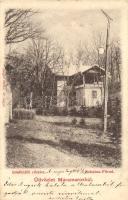 Szlatinafüred, Pável-sósfürdő, villa, kiadja Berger Miksa / villa