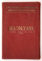 1938 Magyar Királyi Rendőrség fényképes igazolvány bőr tokban / 1938 Hungary police officer ID