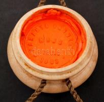 1928 Majs község díszpolgári oklevele Fischer Béla alispán Úr részére, elismerve fáradozásait a vill...