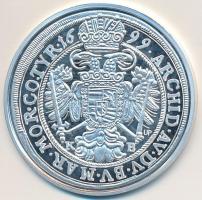 DN "Történelmi féltallérok utánveretben - I. Lipót féltallérja 1699." Ag emlékérem tanúsít...