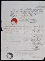 1850 Esterházy Pál Antal herceg (1786-1866) korábbi király személye körüli miniszter német nyelvű le...