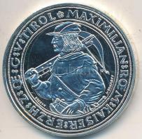 DN "Osztrák-Magyar Monarchia pénzei utánveretben - 1885 két gulden" ezüstözött Cu-Ni emlék...