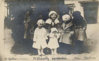 1922 St. Gallen, IV. Károly gyermekei / The children of Charles IV., photo (EK)