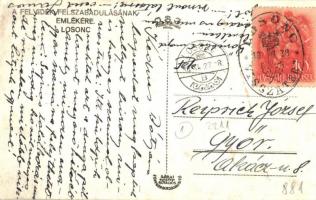 1938 Losonc, Lucenec;  bevonulás / entry of the Hungarian troops, 'vissza' So. Stpl