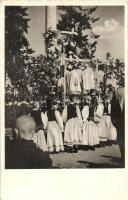 1938 Ipolyság, Sahy; bevonulás, első tábori mise / entry of the Hungarian troops, first field mass