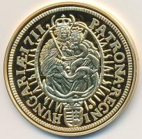 DN "Magyar aranypénzek utánveretben - I. József dukát" aranyozott Ag emlékérem (5.5g/0.999...