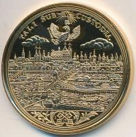 DN "Történelmi aranypénzek - II. József 1773. 8 Dukát" aranyozott Cu-Ni utánveret "CO...