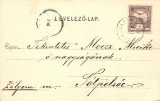 Losonc, Lucenec; Városi szálló, kiadja Redlinger Ignácz / hotel