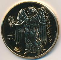 DN "Történelmi aranypénzek - Nagy Sándor distater" aranyozott Cu-Ni utánveret "COPY&q...