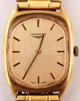 Longines svájci férfi karóra, mechanikus, működőképes állapotban, kopásnyomokkal