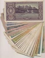 30db-os vegyes magyar pengő bankjegy tétel T:vegyes