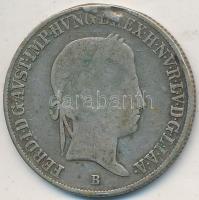 1842B 20Kr Ag "V. Ferdinánd" T:3 fny.
Huszár: 2081., Unger III.:1419