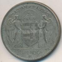 1930. 5P Ag "Horthy jobbra" T:3  Adamo P8