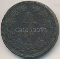 1861B 4Kr Cu T:2-,3 ph.  Adamo M7