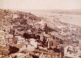 1875 Sebah, Pascal (1823-1886) and J, Joallier: Panorama de Constantinople Paris de La Tour de Galat...