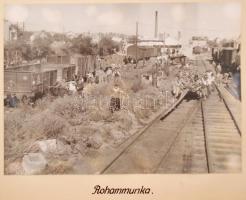 1945-1947 A Győr-Sopron-Ebenfurti Vasút  igazgatójának Dr. Cséry Istánnak készített közel 60 db feli...